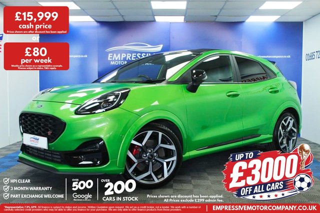 View our Ford Puma 1.5T EcoBoost ST SUV 5dr Petrol Manual Euro 6 (s/s) (200 ps)