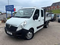 USED 2016 16 VAUXHALL MOVANO 2.3 CDTi 3500 HDT Dropside Tipper RWD L3 Euro 5 4dr (DRW) NO VAT!! Tipper, crew cab