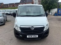 USED 2016 16 VAUXHALL MOVANO 2.3 CDTi 3500 HDT Dropside Tipper RWD L3 Euro 5 4dr (DRW) NO VAT!! Tipper, crew cab