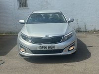 USED 2014 14 KIA OPTIMA 1.7 CRDi EcoDynamics 1 Saloon 4dr Diesel Manual Euro 5 (s/s) (134 bhp) THIS LOVELY 1.7 DIESEL SALOON CAR COMES WITH AN MOT UNTIL JULY 2027, COMPREHENSIVE SERVICE HISTORY, SAT NAV, BLUETOOTH, TOUCH SCREEN MEDIA AND MUCH MORE