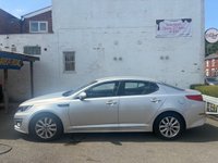 USED 2014 14 KIA OPTIMA 1.7 CRDi EcoDynamics 1 Saloon 4dr Diesel Manual Euro 5 (s/s) (134 bhp) THIS LOVELY 1.7 DIESEL SALOON CAR COMES WITH AN MOT UNTIL JULY 2027, COMPREHENSIVE SERVICE HISTORY, SAT NAV, BLUETOOTH, TOUCH SCREEN MEDIA AND MUCH MORE
