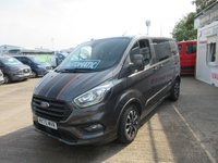 USED 2020 70 FORD TRANSIT CUSTOM 2.0 320 EcoBlue Sport Crew Van Double Cab 5dr Diesel Auto L1 H1 Euro 6 (s/s) (185 ps) FORD TRANSIT SPORT SIX SEATER CREW CAB AUTOMAIC 185 BHP L1 H1