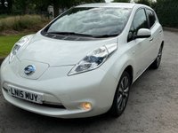 USED 2015 15 NISSAN LEAF 24kWh Tekna Hatchback 5dr Electric Auto (107 bhp) 