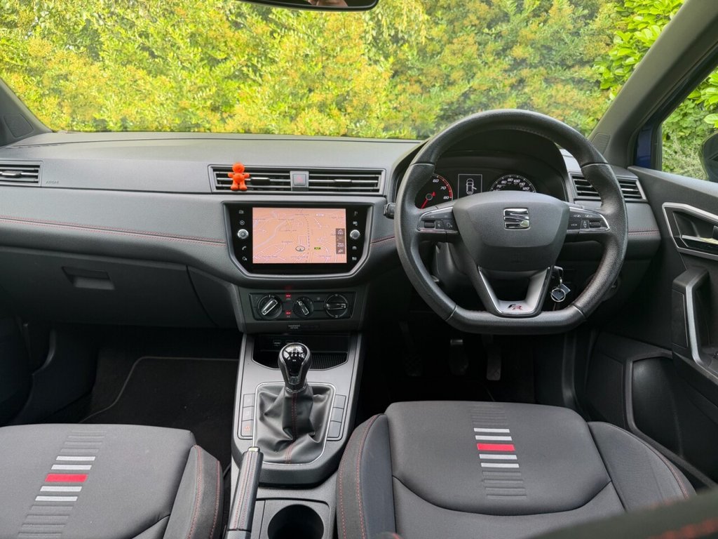USED 2019 69 SEAT IBIZA 1.0 TSI FR Hatchback 5dr Petrol Manual Euro 6 (s/s) GPF (115 ps) CARPLAY, AIRCON, MAY 27 MOT