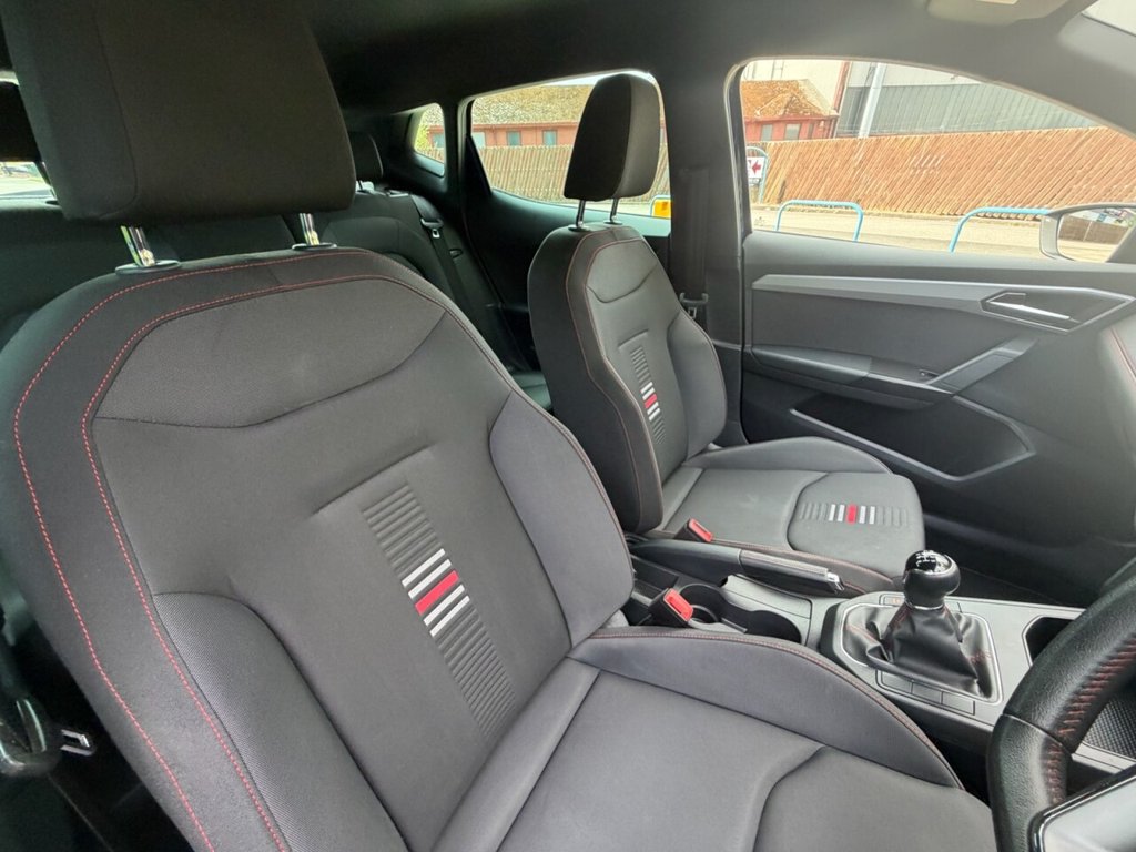 USED 2019 69 SEAT IBIZA 1.0 TSI FR Hatchback 5dr Petrol Manual Euro 6 (s/s) GPF (115 ps) CARPLAY, AIRCON, MAY 27 MOT