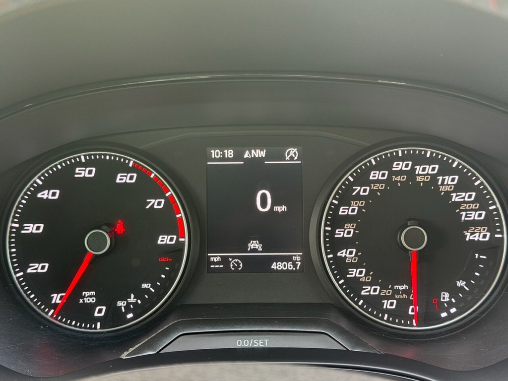 USED 2019 69 SEAT IBIZA 1.0 TSI FR Hatchback 5dr Petrol Manual Euro 6 (s/s) GPF (115 ps) CARPLAY, AIRCON, MAY 27 MOT