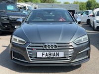 USED 2018 67 AUDI S5 3.0 TFSI V6 Coupe 2dr Petrol Tiptronic quattro **Red Diamond Stitch Leather** 