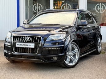 2012 AUDI Q7 3.0 TDI V6 S LINE PLUS SAT NAV STEPS 7 SEATS SUV 5DR DIESEL TIPTRONIC QUATTRO EURO 5 (S/S) (204 PS) &pound;9290.00