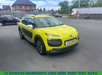 USED 2016 CITROEN C4 CACTUS 1.2 PureTech Flair Hatchback 5dr Petrol ETG5 Euro 6 (s/s) (82 ps) 12 MONTH' S WARRANTY, AUTO