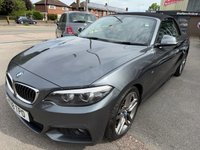 USED 2018 18 BMW 2 SERIES 2.0 218d M Sport Convertible 2dr Diesel Manual Euro 6 (s/s) (150 ps) 150PS ULEZ M Sport Drop Top BMW