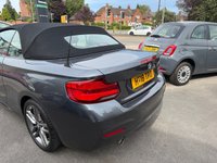 USED 2018 18 BMW 2 SERIES 2.0 218d M Sport Convertible 2dr Diesel Manual Euro 6 (s/s) (150 ps) 150PS ULEZ M Sport Drop Top BMW