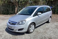 USED 2014 14 VAUXHALL ZAFIRA 1.8 16V Exclusiv MPV 5dr Petrol Manual Euro 5 (120 ps) 