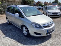 USED 2014 14 VAUXHALL ZAFIRA 1.8 16V Exclusiv MPV 5dr Petrol Manual Euro 5 (120 ps) 