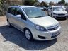 USED 2014 14 VAUXHALL ZAFIRA 1.8 16V Exclusiv MPV 5dr Petrol Manual Euro 5 (120 ps) 