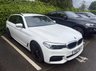 USED 2017 67 BMW 5 SERIES 3.0 530d M Sport Touring 5dr Diesel Auto Euro 6 (s/s) (265 ps) ALPINE WHITE, 19 INCH ALLOYS