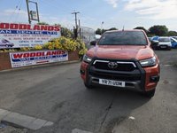 USED 2021 71 TOYOTA HILUX NVINCIBLE X D4D 4X4 D-CAB PICKUP 3.8TD ULEZ FREE ZONE 