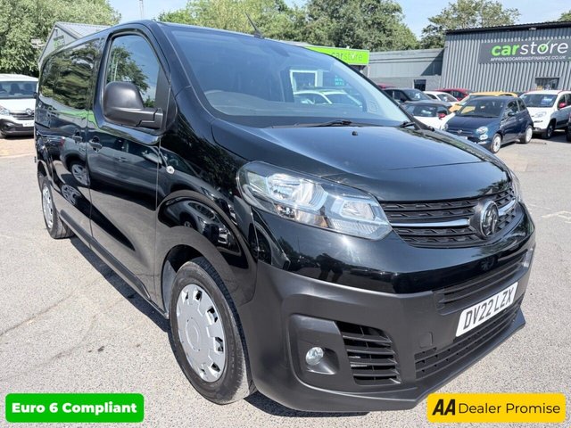 View our Vauxhall Vivaro Black 1.5 Turbo D 2900 Dynamic van, 29,000 miles, Euro 6, 6-Speed manual, CarPlay/Android Auto, A/C, Bluetooth, Rear sensors. Plus VAT @ 20%!