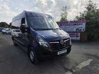USED 2021 21 VAUXHALL MOVANO L2H2 F3500 MWB CDTI 135 WORK VAN 78K ULEZ FREE ZONE 