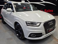 USED 2013 13 AUDI Q3 2.0 TDI S line SUV 5dr Diesel Manual Euro 5 (s/s) (140 ps) 