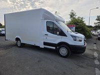 USED 2022 22 FORD TRANSIT 350 LEADER ECOBLUE LWB LOW LOADER BOX VAN ULEZ FREE ZONE 