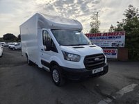 USED 2022 22 FORD TRANSIT 350 LEADER ECOBLUE LWB LOW LOADER BOX VAN ULEZ FREE ZONE 