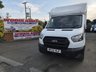 USED 2022 22 FORD TRANSIT 350 LEADER ECOBLUE LWB LOW LOADER BOX VAN ULEZ FREE ZONE 