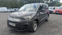 USED 2023 23 CITROEN BERLINGO Enterprise Edition M 100 PS Blue HDi 1000 With Air Conditioning, Electric Pack , 3 seat cab, Apple car play / Android Auto, Bulkhead, Ply Lining and Parking sensors finished in 
