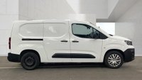 USED 2021 21 PEUGEOT PARTNER  Professional Long L2 100 PS Blue HDi 950 With Air Conidtioning, Electric Pack, 3 Seat Cab, Twin Side Loading doors, Bulkhead, Ply lining, Sat Nav and parking sensors finished in 