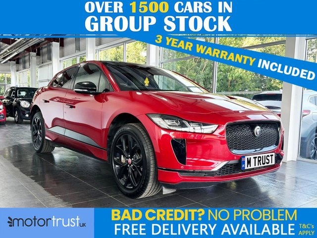 View our Jaguar I-Pace 400 90kWh Black SUV 5dr Electric Auto 4WD (400 ps) 1 OWNER! 