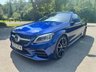 USED 2019 19 MERCEDES-BENZ C CLASS 1.5 C200 MHEV AMG Line (Premium) Cabriolet 2dr Petrol G-Tronic+ Euro 6 (s/s) (198 ps) AUTOMATIC! HALF LEATHER! LOW MILEAGE!