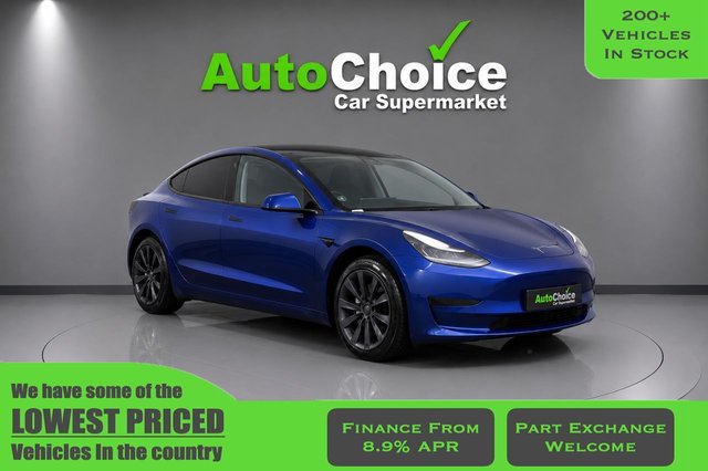View our Tesla Model 3 Standard Range Plus Saloon 4dr Electric Auto RWD (241 bhp) in Blackburn