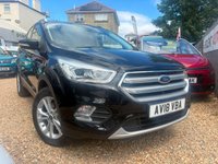 USED 2018 18 FORD KUGA 2.0 TDCi Titanium SUV 5dr Diesel Manual Euro 6 (s/s) (150 ps) *** FULL FORD SERVICE HISTORY, DAB, SYNC SAT NAV ***