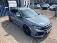 USED 2018 67 HONDA CIVIC 1.0 VTEC Turbo SR Hatchback 5dr Petrol Manual Euro 6 (s/s) (129 ps) 