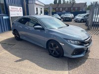 USED 2018 67 HONDA CIVIC 1.0 VTEC Turbo SR Hatchback 5dr Petrol Manual Euro 6 (s/s) (129 ps) 