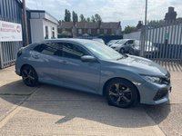 USED 2018 67 HONDA CIVIC 1.0 VTEC Turbo SR Hatchback 5dr Petrol Manual Euro 6 (s/s) (129 ps) 