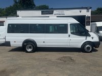 USED 2012 62 FORD TRANSIT 2.2 TDCi 430 HDT Minibus 5dr Diesel Manual RWD L4 H2 (133 bhp) 2012 Ford Transit T430 mini bus 17 seats