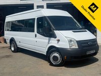 USED 2012 62 FORD TRANSIT 2.2 TDCi 430 HDT Minibus 5dr Diesel Manual RWD L4 H2 (133 bhp) 2012 Ford Transit T430 mini bus 17 seats