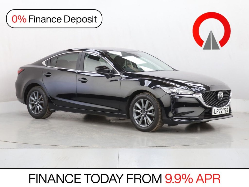Black 2022 Mazda Mazda6 Saloon Front-wheel drive Automatic