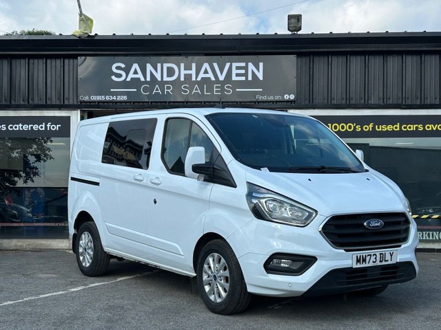View our Ford Transit Custom 2.0 300 EcoBlue Limited Crew Van Double Cab 5dr Diesel Manual L1 H1 Euro 6 (s/s) (130 ps)