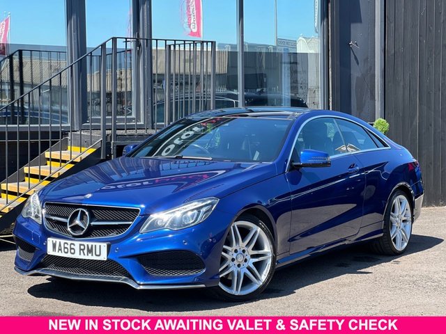 View our Mercedes-Benz E Class 2.1 E220d AMG Line Edition Coupe 2dr Diesel G-Tronic+ Euro 6 (s/s) (177 ps)
