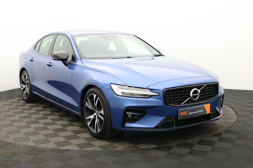 USED 2021 21 VOLVO S60 2.0 B5 MHEV R-Design Saloon 4dr Petrol Hybrid Auto Euro 6 (s/s) (250 ps) Sat Nav, Camera, Keyless