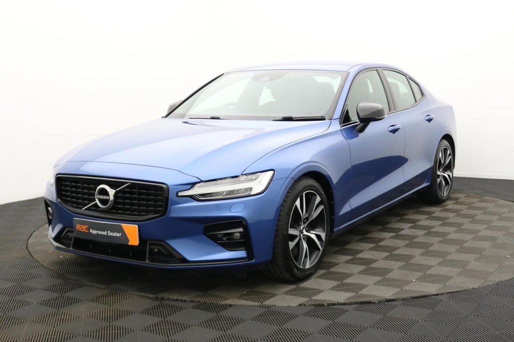 USED 2021 21 VOLVO S60 2.0 B5 MHEV R-Design Saloon 4dr Petrol Hybrid Auto Euro 6 (s/s) (250 ps) Sat Nav, Camera, Keyless