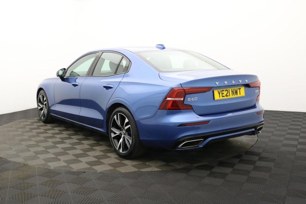 USED 2021 21 VOLVO S60 2.0 B5 MHEV R-Design Saloon 4dr Petrol Hybrid Auto Euro 6 (s/s) (250 ps) Sat Nav, Camera, Keyless
