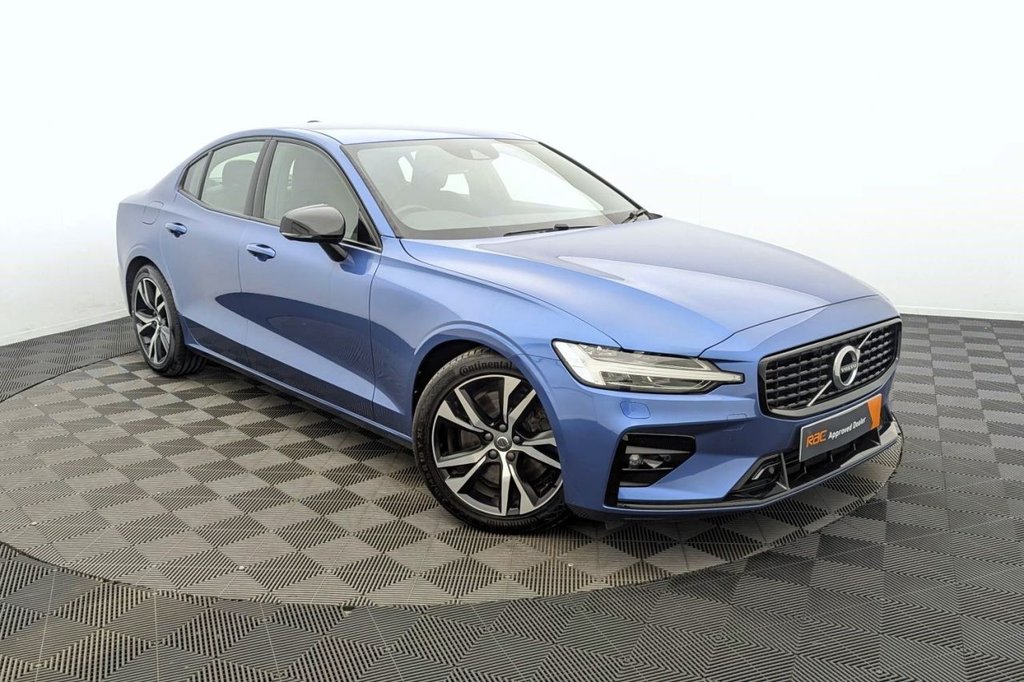 USED 2021 21 VOLVO S60 2.0 B5 MHEV R-Design Saloon 4dr Petrol Hybrid Auto Euro 6 (s/s) (250 ps) Sat Nav, Camera, Keyless