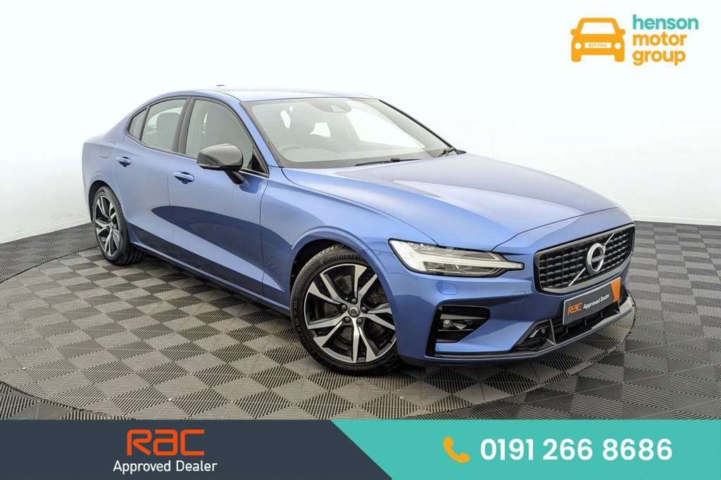 USED 2021 21 VOLVO S60 2.0 B5 MHEV R-Design Saloon 4dr Petrol Hybrid Auto Euro 6 (s/s) (250 ps) Sat Nav, Camera, Keyless
