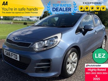 2016 KIA RIO 1.25 2 Hatchback 5dr Petrol Manual Euro 6 (84 bhp) &pound;5495.00