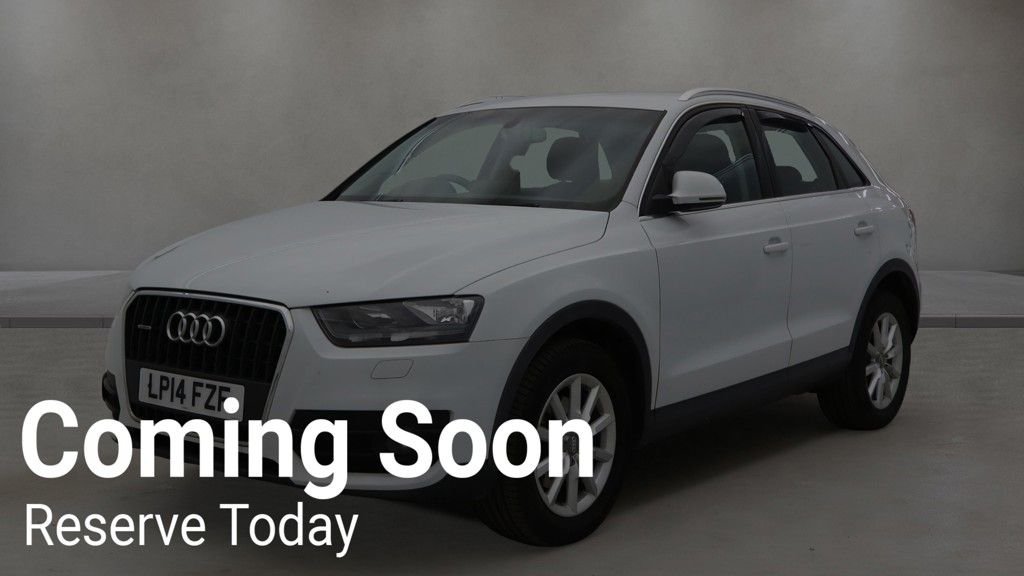 USED 2014 14 AUDI Q3 2.0 TDI SE SUV 5dr Diesel S Tronic quattro Euro 5 (s/s) (177 ps) 2 KEYS LONG MOT