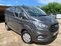 USED 2021 71 FORD TRANSIT CUSTOM 2.0 280 EcoBlue Trend Panel Van 5dr Diesel Manual L1 H1 Euro 6 (s/s) (130 ps) NO VAT, Only 43,000 miles!