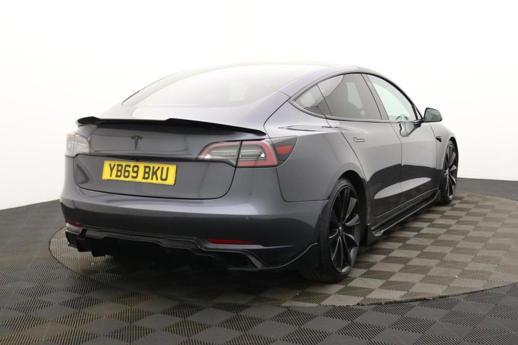 USED 2019 69 TESLA Model 3 (Dual Motor) Performance Saloon 4dr Electric Auto 4WDE (Performance Upgrade) (449 bhp) 4x4, Pan Roof, Camera