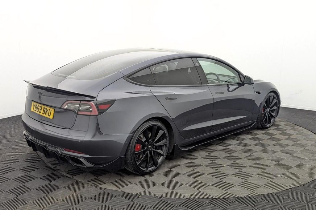 USED 2019 69 TESLA Model 3 (Dual Motor) Performance Saloon 4dr Electric Auto 4WDE (Performance Upgrade) (449 bhp) 4x4, Pan Roof, Camera